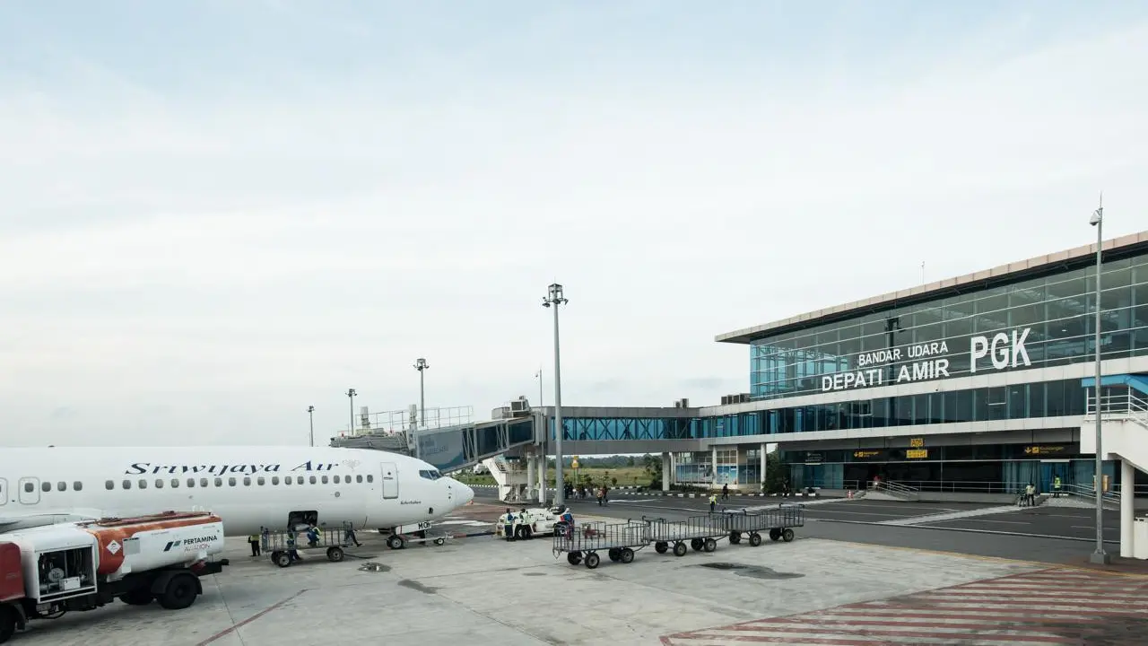 Bandara Depati Amir Bangka Tengah, Kepulauan Bangka Belitung. (Dok Injourney)