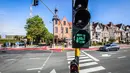 Lampu merah yang mengutamakan pejalan kaki dan juga pengendara sepeda (Source: IST)
