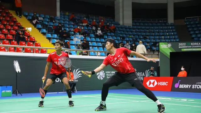 Foto pasangan Fajar Alfian/Muhammad Rian Ardianto