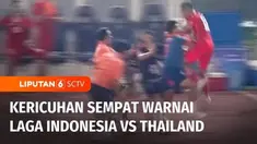 Selain sengit di lapangan, laga Indonesia kontra Thailand juga sempat diwarnai keributan dan baku hantam para ofisial dan pemain. Kericuhan diawali saat Thailand mampu menyamakan skor menjadi 2 - 2 di akhir babak kedua.