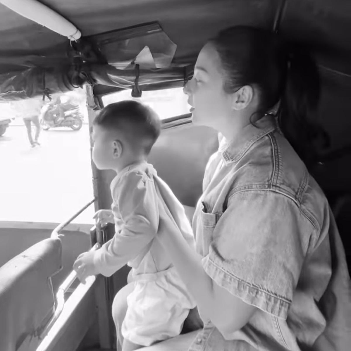 Momen Lucu Issa Anak Nikita Willy Naik Bajaj