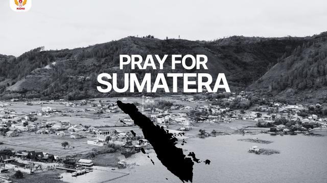KONI Pusat mengajak seluruh masyarakat olahraga turut mendoakan dan mendukung saudara-saudari sebangsa yang terkena bencana.