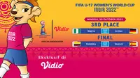 Jadwal Lengkap Final Piala Dunia Wanita U-17 Live Vidio Minggu, 30 Oktober : Spanyol Vs Kolombia
