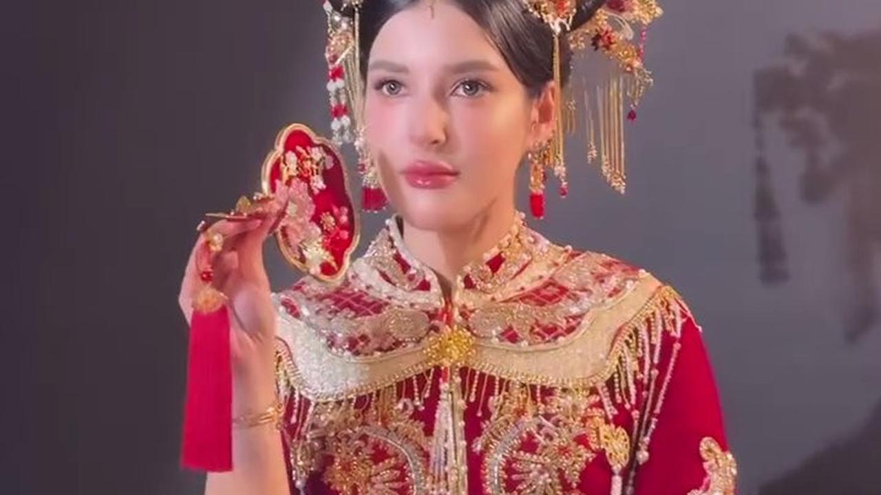 Manglingi, 7 Potret Tasya Farasya Makeup ala Pengantin China - Paras Cantiknya bak Unreal