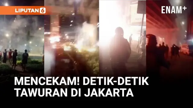 Mencekam di Jakarta, Jalan Di Panjaitan Jadi Arena Tawuran