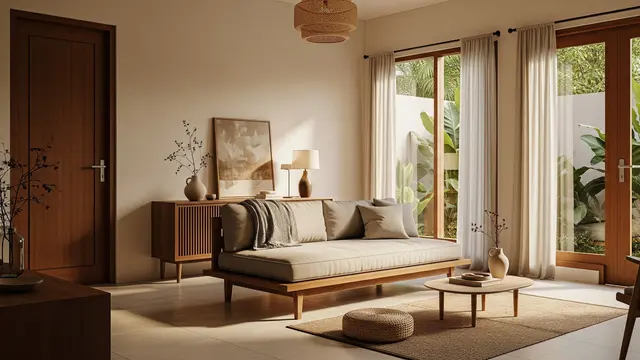 Model Sofa yang Cocok untuk Ruang Tamu Rumah Minimalis Desain Armless