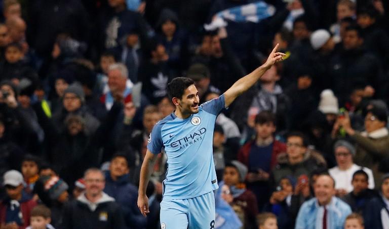Gelandang Manchester City Ilkay Gundogan (Reuters/Phil Noble)