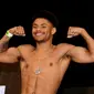 juara dunia kelas bulu versi badan tinju WBO, Shakur Stevenson (AFP)