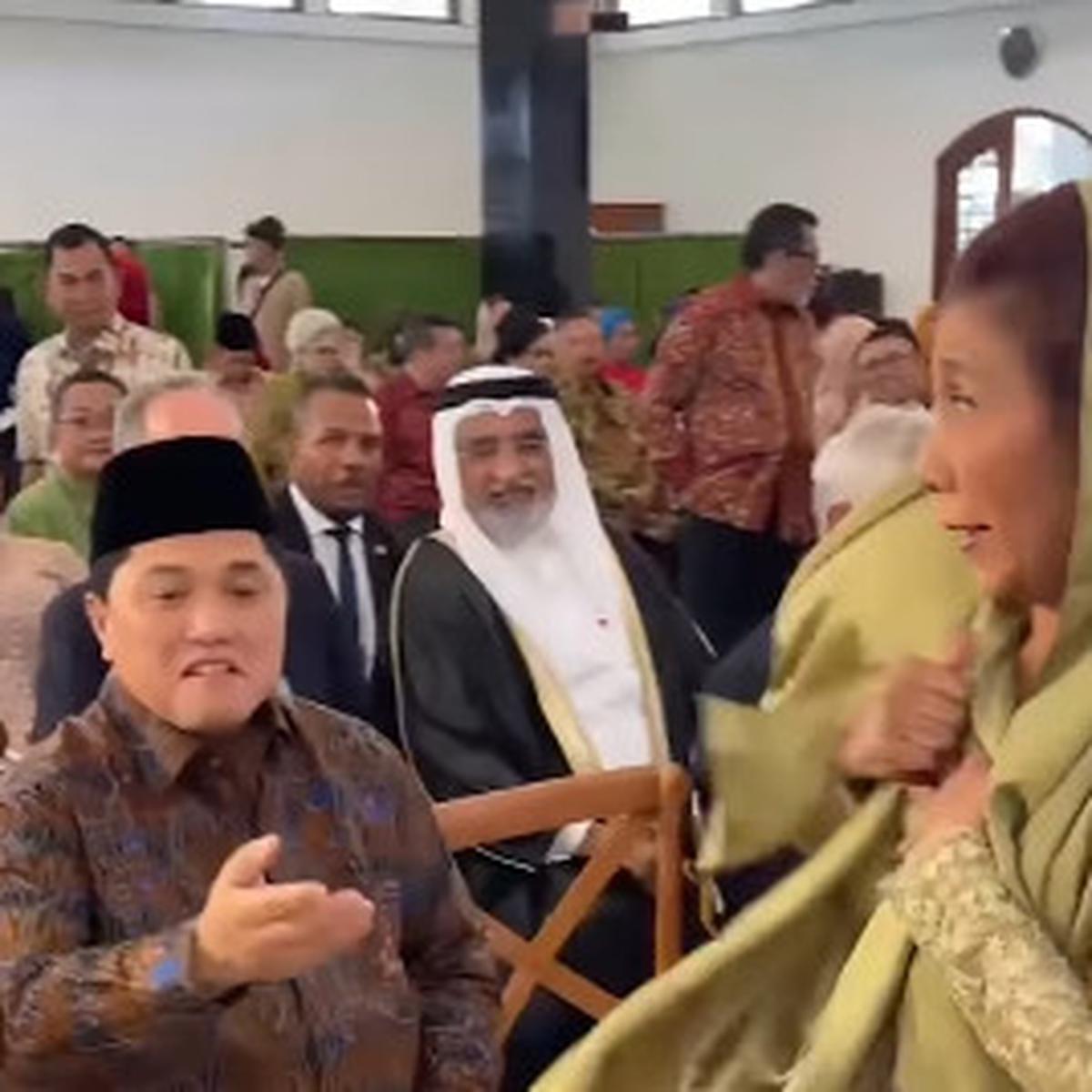 Erick Thohir di NIkahan Putri eks Menteri KKP