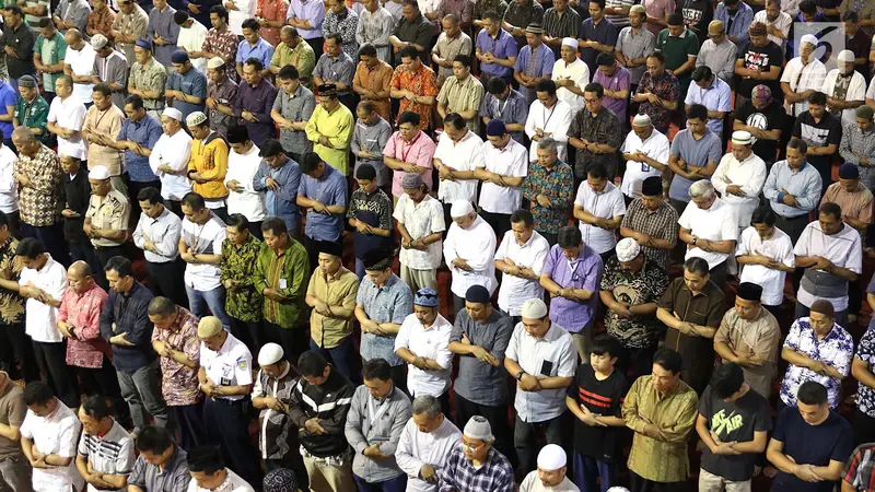 Salat Jumat Pertama Ramadan di Masjid Istiqlal