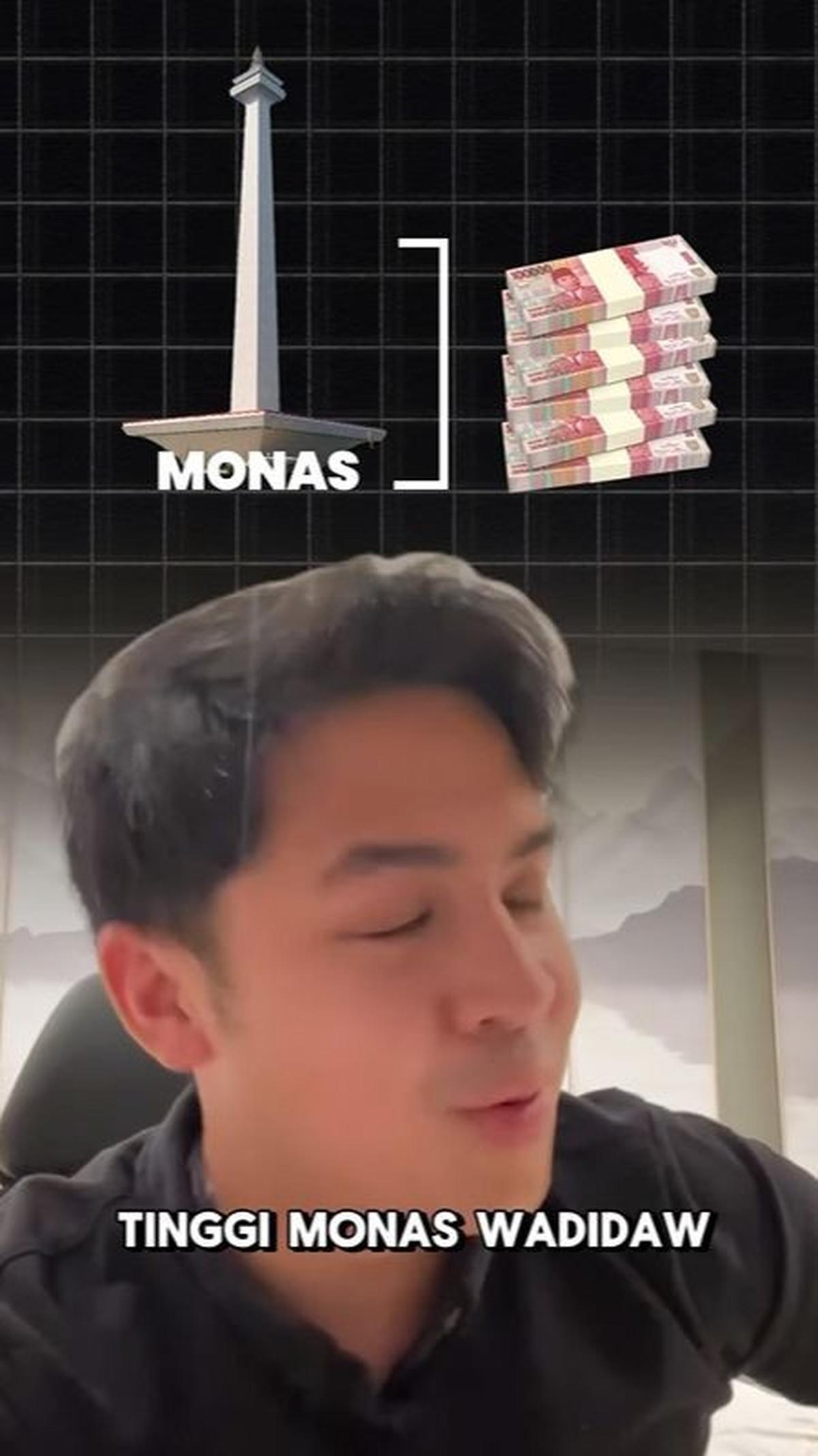Memiliki Tinggi Lebih dari Setengah Monas