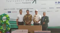 Joohyung Kim (kedua dari kanan) berhasil menjadi juara Ciputra Golfpreneur 2019 (Liputan6.com/Defri Saefullah)