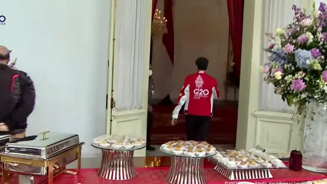 Pembalap MotoGP Dijamu Makanan Rebus dan Wedang Jahe saat Sarapan Bareng Jokowi di Istana