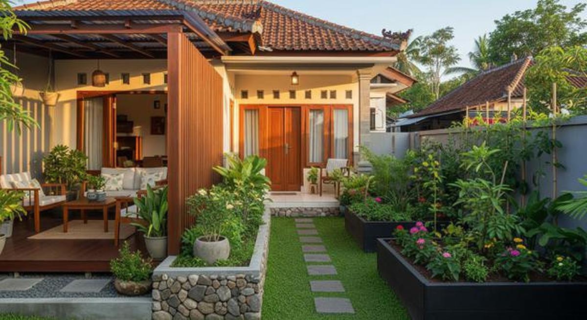 7 Model Rumah Mungil Tapi Punya Kebun dan Teras Samping yang Lega, Inspirasi Hunian Asri Modern