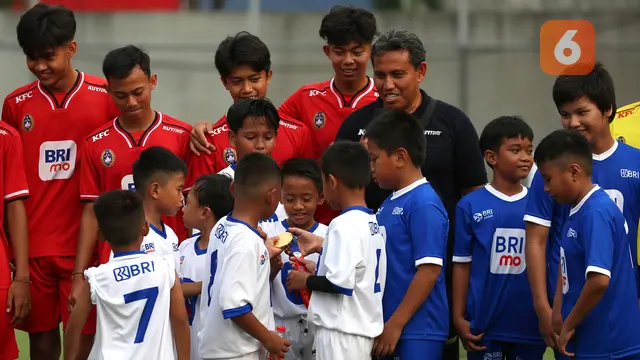 Foto: Melihat Cikal Bakal Pemain Timnas Indonesia Masa Depan dalam Coaching Clinic BRImo Future Garuda