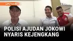 Kejadian tak terduga dialami Kompol Syarif Muhamad ajudan Presiden ke-7 Joko Widodo. Dia nyaris kejengkang saat menemani Jokowi saat melakukan wawancara.

Untung saja ada Mayor Windra Sanur dengan sigap menahan tubuh Syarif.