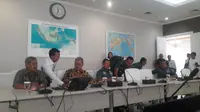 Satgas 115 menggelar konferensi pers perihal penangkapan kapal pencuri ikan. Foto: Liputan6.com/Bawono Yadika