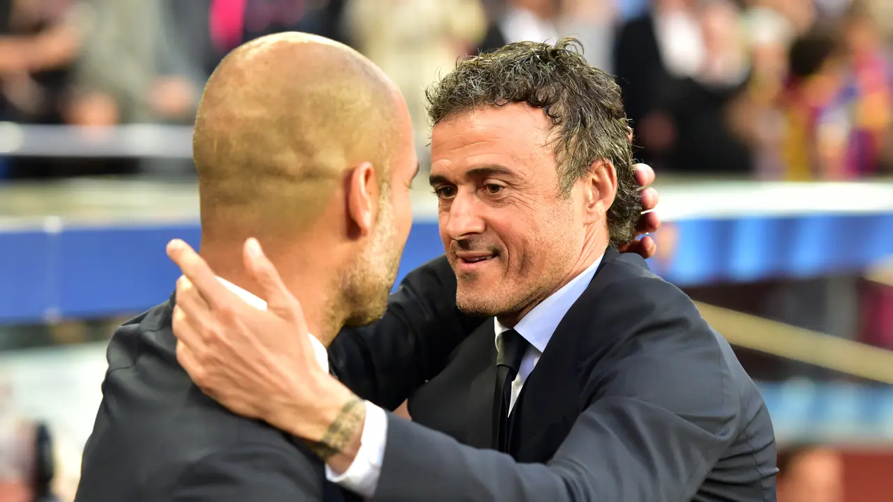 Luis Enrique (kanan)