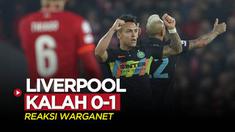 Berita video reaksi menarik dari beberapa warganet setelah Liverpool kalah 0-1 dari Inter Milan pada leg 2 babak 16 besar Liga Champions 2021/2022, Rabu (9/3/2022).