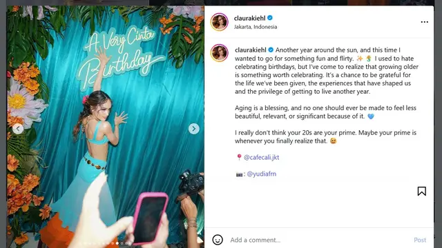 Cinta Laura ulang tahun (instagram.com/claurakiehl)