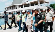 Mendagri Tinjau Lokasi Terdampak Gempa di Pelabuhan Laurentius Say Maumere