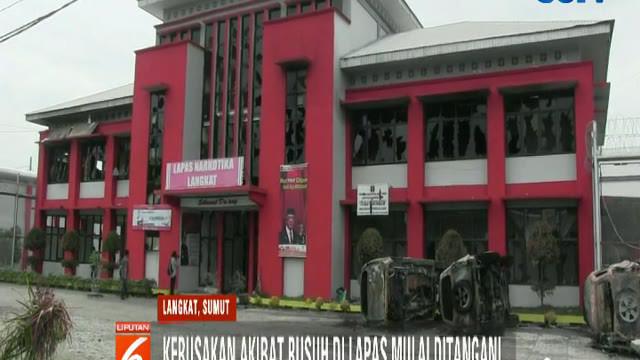 Tim Inafis Polda Sumut terus melakukan olah tempat kejadian perkara dengan menyisir semua ruangan untuk kepentingan penyelidikan.