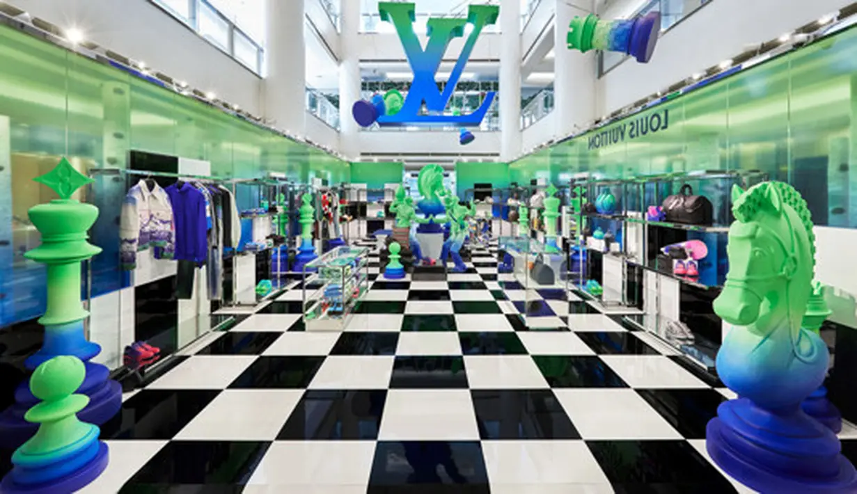 The LV MSS22 menyuguhkan koleksi Spring-Summer terakhir rancangan Virgil Abloh dengan pageralaran show bertajuk “Amen Break”.  Koleksi ini terkait erat dengan dunia pesta dan dunia musik. / Foto dok Louis Vuitton.