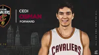 Cleveland Cavaliers resmi mendatangkan bintang basket asal Turki, Cedi Osman, Rabu (19/7/2017). (Twitter/Cleveland Cavaliers)