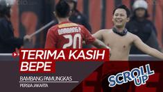 Berita video Scroll Up kali ini membahas beragam ucapan terima kasih dan perpisahan dilontarkan Jakmania di media sosial untuk striker Persija Jakarta yang dikabarkan akan gantung sepatu, Bambang Pamungkas.