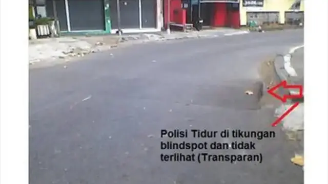 6 Potret Polisi Tidur Setinggi Harapan Orang Tua Ini Bikin Tepuk Jidat