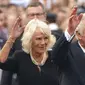 Queen Consort Camilla dan Raja Charles. (Dominic Lipinski/PA via AP)