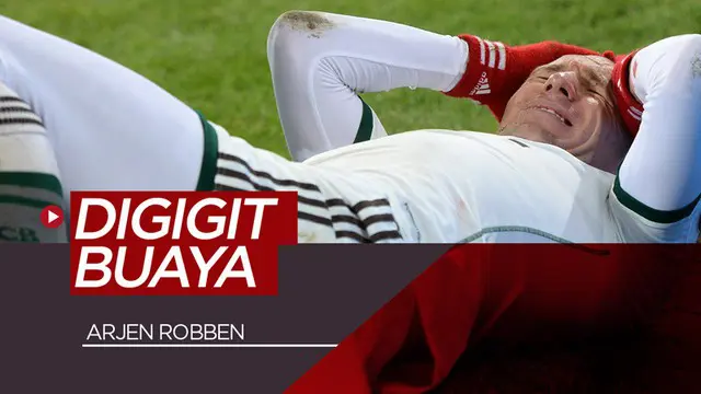 Berita video kisah Arjen Robben yang pernah dikabarkan mengalami cedera di bagian tangan karena digigit buaya di Qatar. Benarkah kabar tersebut?