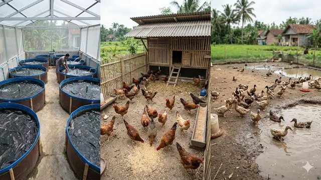 Ternak di lahan 4x5 meter (Foto: Gemini AI)