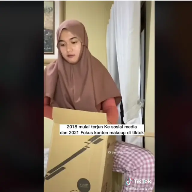 Dari Kerja Serabutan hingga jadi Beauty Star on TikTok, Penasaran sama Kisah Hidup Mila Alawiyah?