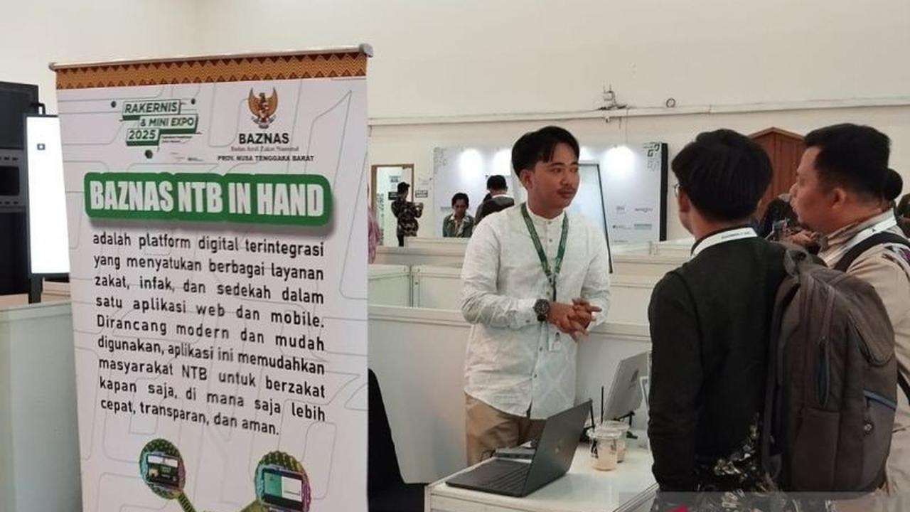 Baznas NTB Pukau Pameran Nasional dengan Inovasi IT Zakat Terintegrasi
