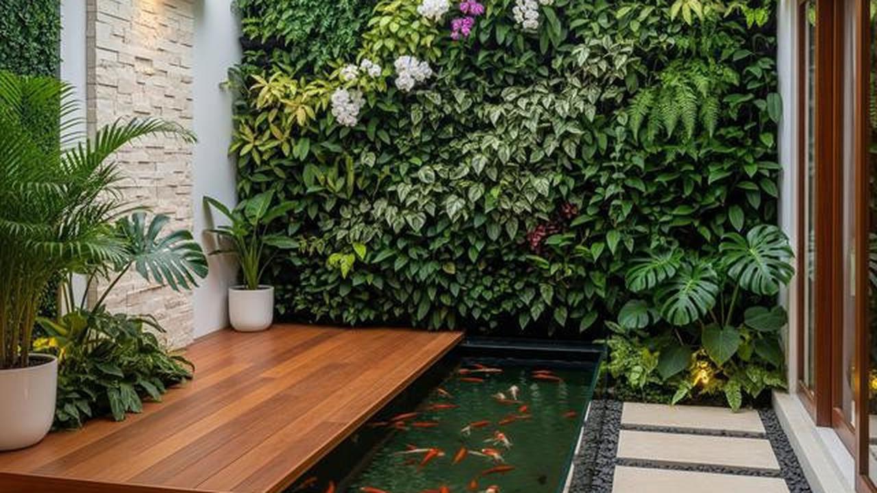 7 Inspirasi Halaman Belakang Rumah Kecil Tapi Mewah untuk Pelihara Ikan Mas Koki