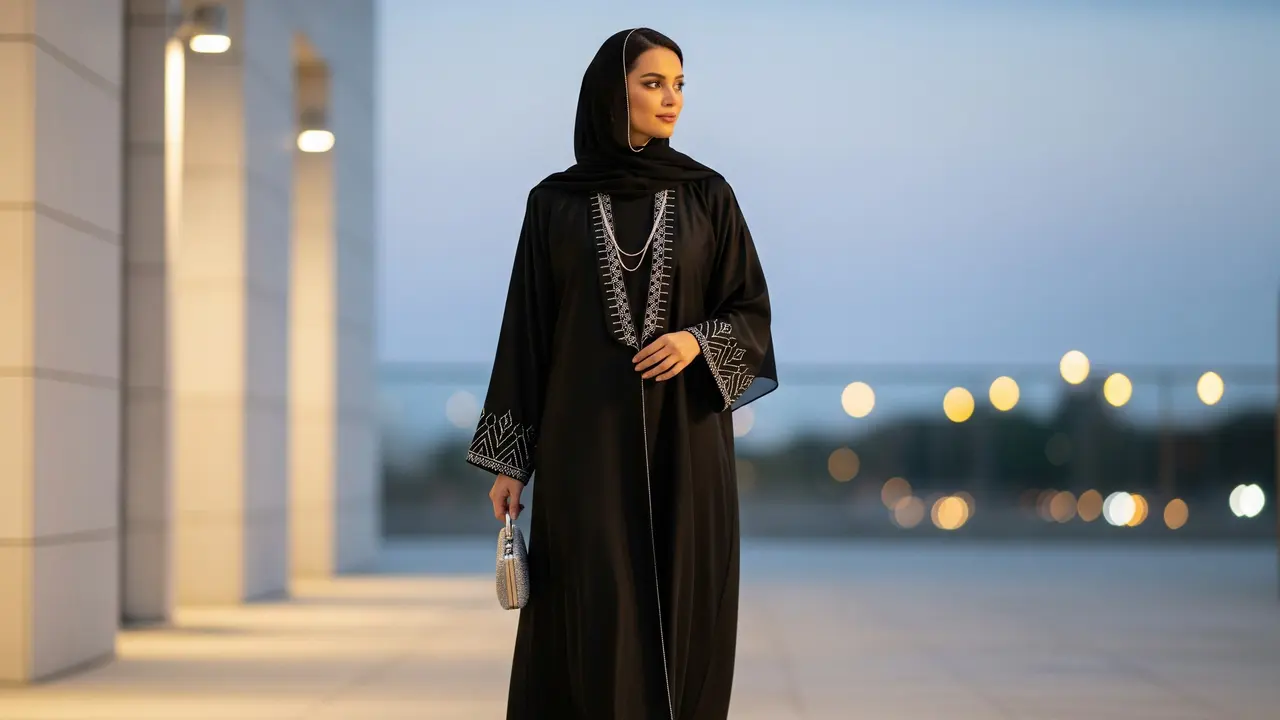 Model Abaya Simple tapi Terlihat Glamor