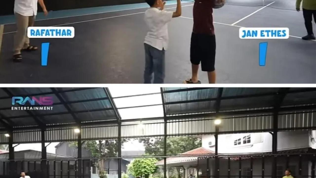 Potret Seru Playdate Duo Ganteng Rafathar Bareng Jan Ethes, Main Biliar Hingga Tanding Basket