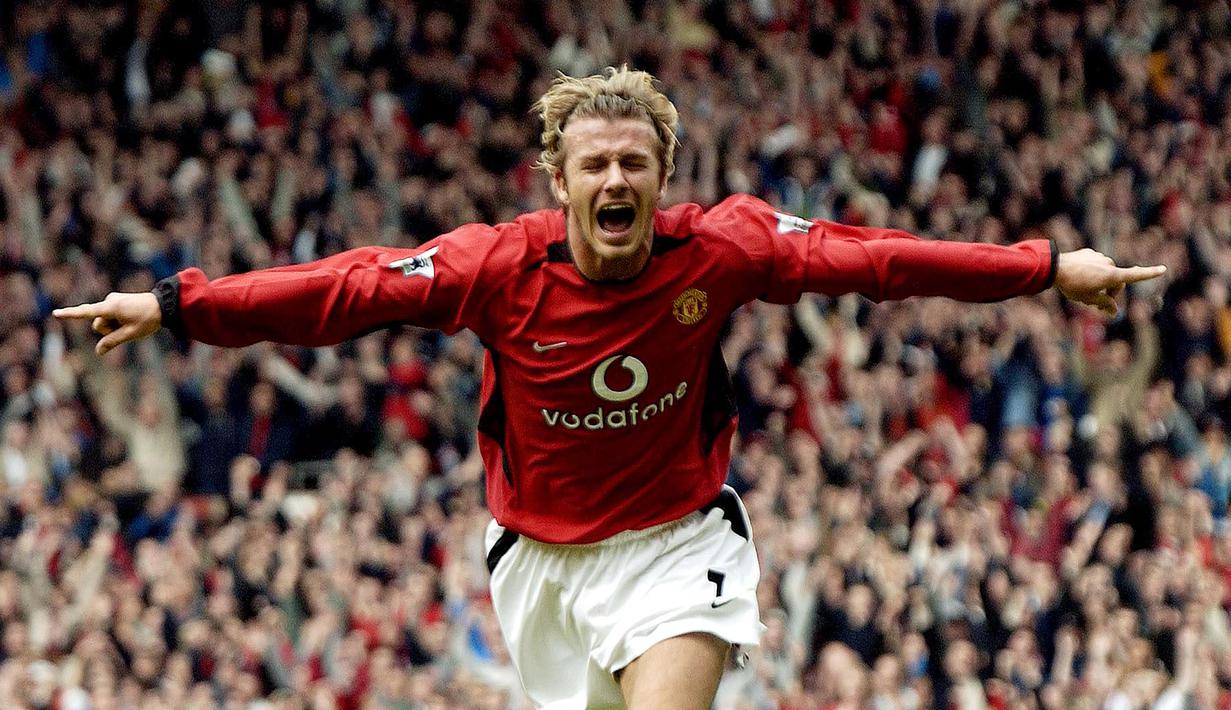 David Beckham (37,5 juta euro) - David Beckham dilepas Manchester United ke Real Madrid pada awal musim 2003-2004 dengan harga transfer 37,5 juta euro. (AFP/Paul Barker)