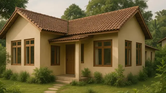 Gambar Desain Rumah Kampung Sederhana tapi Cantik 3 Kamar