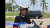 Warga Kabupaten Lampung Selatan menyampaikan keluhan soal rusaknya jalan yang ada di daerahnya tersebut (Youtube Sekretariat Presiden)