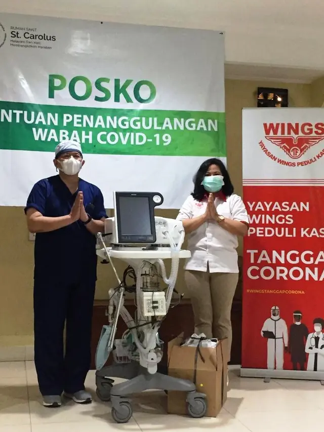 Dana Bantuan Rp25 Milyar dari Wings Group untuk Tanggulangi Virus Corona