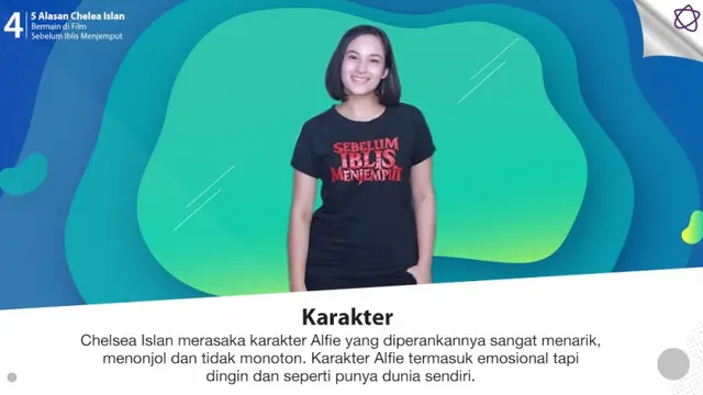 [Bintang] 5 Alasan Chelea Islan Bermain di Film Sebelum Iblis Menjemput