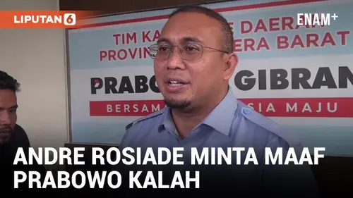 VIDEO: Prabowo-Gibran Kalah di Sumbar, Andre Rosiade Minta Maaf