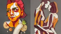 Kreasikan Lukisan Timbul dari Buah dan Sayur (Sumber: Instagram/jolitavaitkute)