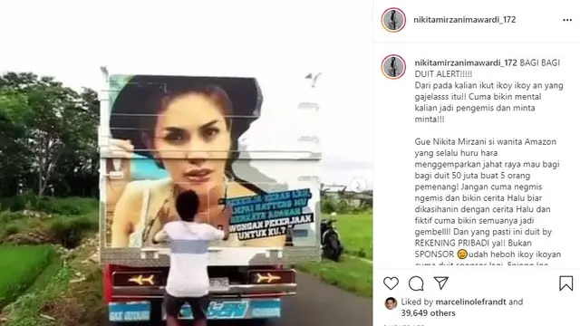 Nikita Mirzani (Foto: Instagram/@nikitamirzanimawardi_172)