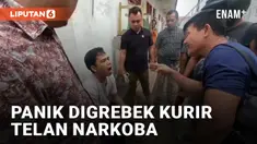 Panik Kena Grebek, Kurir Sabu Telan Barang Bukti
