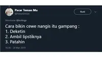 5 Cara Efektif Buat Cewek Menangis Ala Netizen Ini Kocak, Tega Nih?