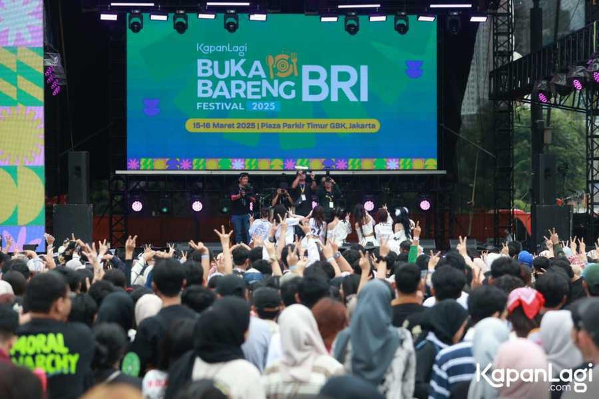 KapanLagi Buka Bareng BRI Festival 2025 Dibuka dengan Penampilan Girlband V1RST, Meriah Penuh Sambutan Penonton!