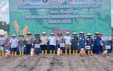 Dorong Swasembada Pangan, Gubernur Kalsel Dukung Penuh Penanaman Jagung Serentak